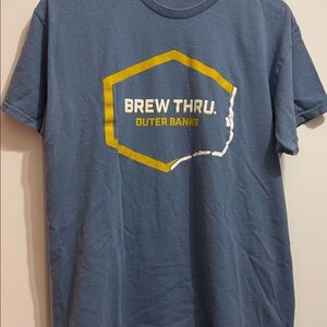 EUC. Men’s Large Brew Thru T Shirt